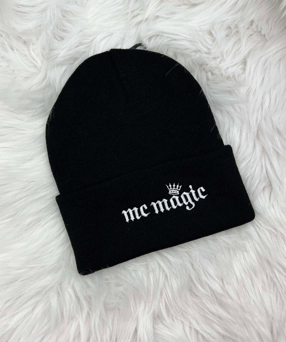 Hot Pink or Black Beanie by MC Magic